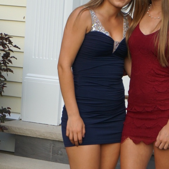 Navy blue dress - Picture 3 of 3